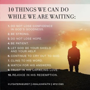 10Things we can do while we are waiting